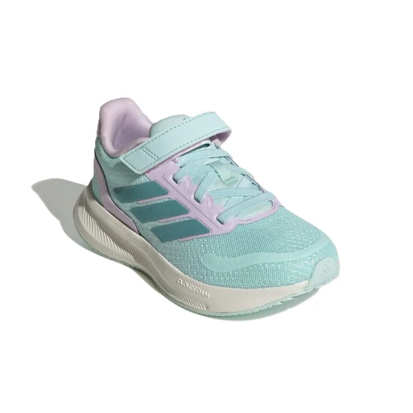 Adidas Runfalcon 5 El C Running Shoes For Boys, Mint Green&Lavander - Image 3