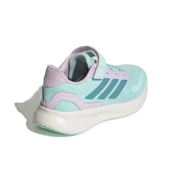Adidas Runfalcon 5 El C Running Shoes For Boys, Mint Green&Lavander - Image 4