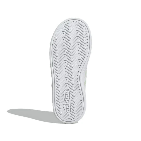 Adidas Grand Court 3.0 El C Lifestyle Shoes For Girls, White - Image 6
