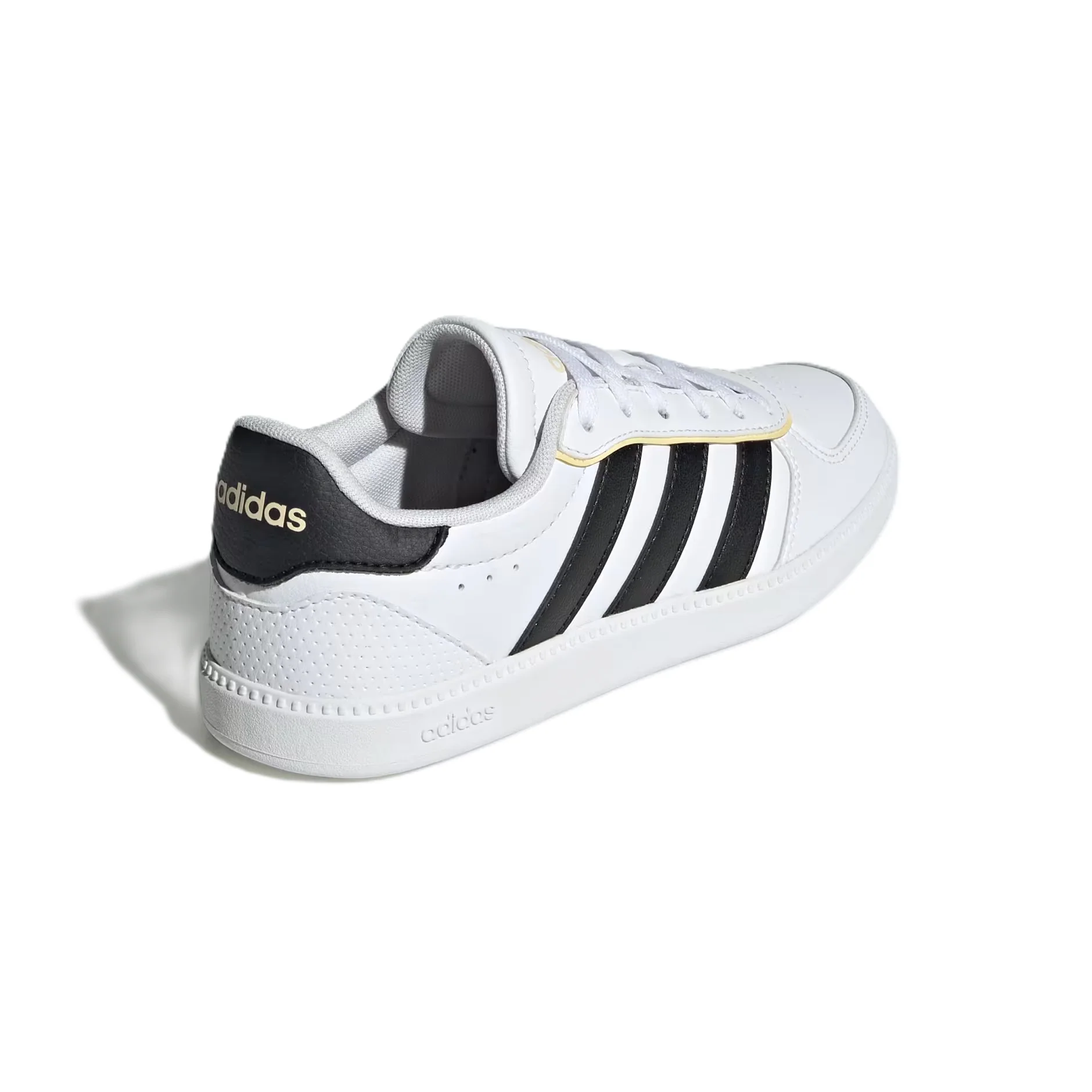 Adidas Breaknet Sleek J Lifestyle Shoes For Boys, White&Black - Image 3