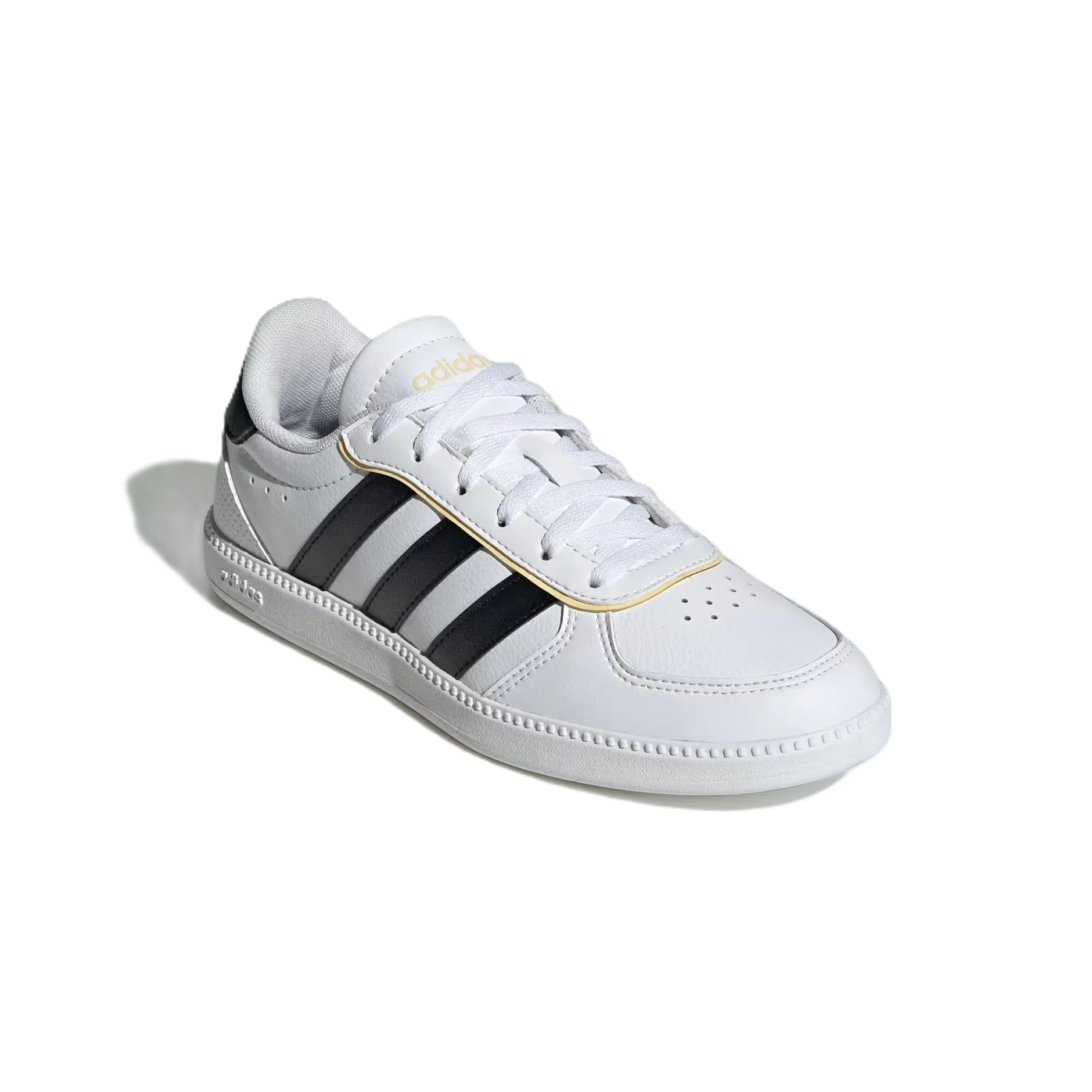 Adidas Breaknet Sleek J Lifestyle Shoes For Boys, White&Black - Image 4
