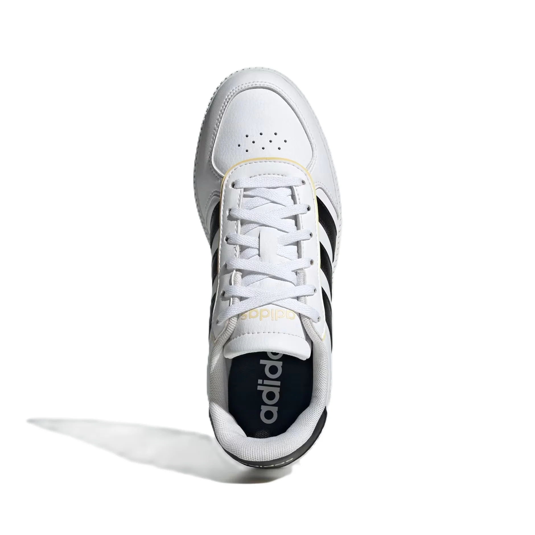 Adidas Breaknet Sleek J Lifestyle Shoes For Boys, White&Black - Image 5