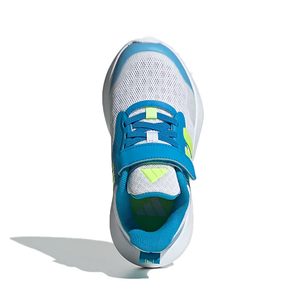Adidas Fortarun 3.0 El C Lifestyle Shoes For Boys, Dash Grey & Lucid Lemon & Solar Blue - Image 3