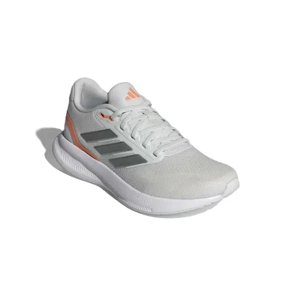 Adidas Runfalcon 5 W Running Shoes For Women, White&Orange - Image 4