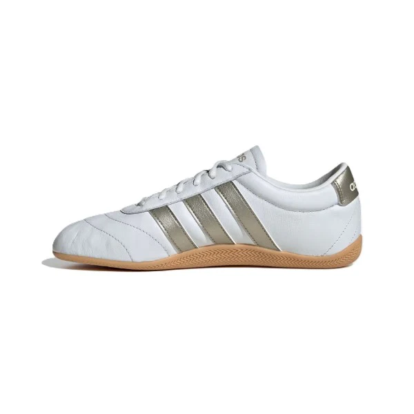Adidas Grand Court Lo Lifestyle Shoes For Women, White&Silver - Image 2