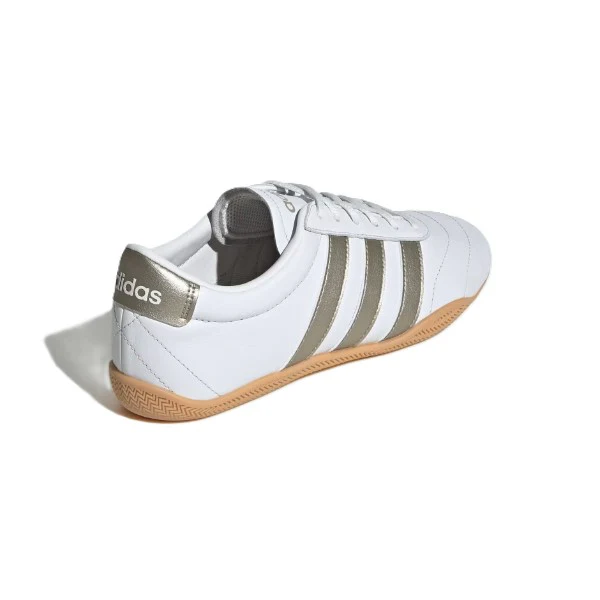 Adidas Grand Court Lo Lifestyle Shoes For Women, White&Silver - Image 3