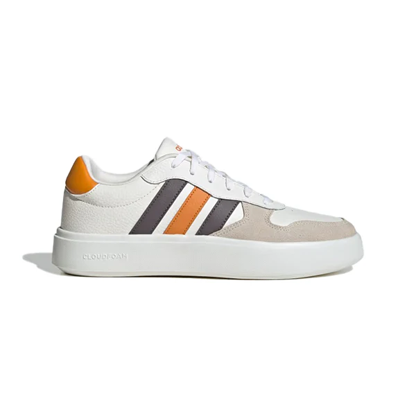 Adidas Litecourt Lifestyle Shoes For Men, Core White & Grey Strata & Focus Orange