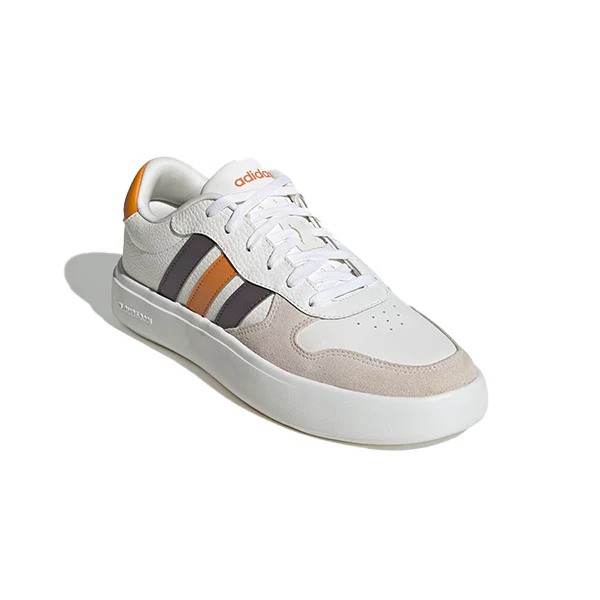 Adidas Litecourt Lifestyle Shoes For Men, Core White & Grey Strata & Focus Orange - Image 5