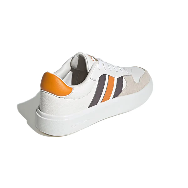 Adidas Litecourt Lifestyle Shoes For Men, Core White & Grey Strata & Focus Orange - Image 6