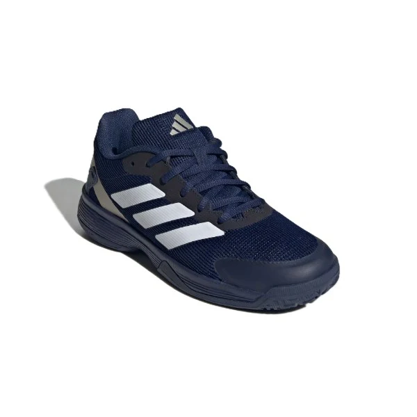 Adidas Ubersonic K Tennis Shoes For Boys, Navy&Blue - Image 3