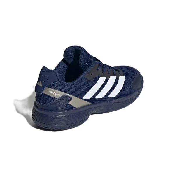 Adidas Ubersonic K Tennis Shoes For Boys, Navy&Blue - Image 4