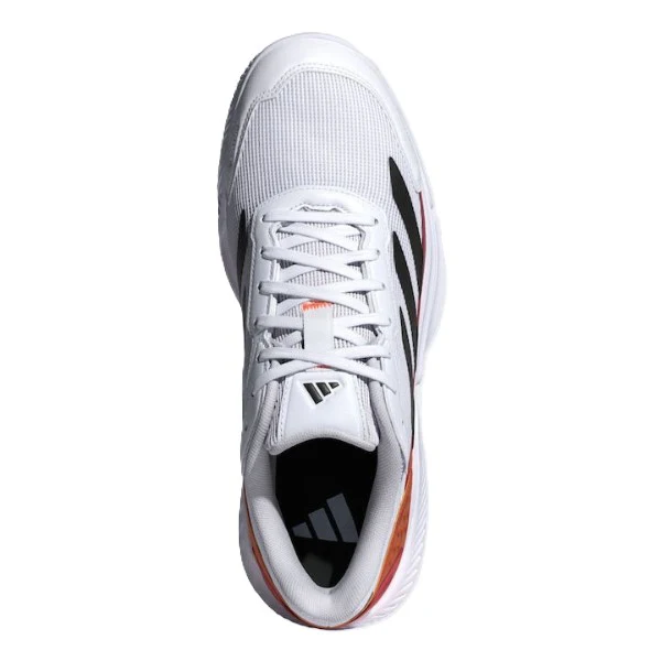 Adidas Courtquick M Padel Shoes For Men, White&Orange - Image 5