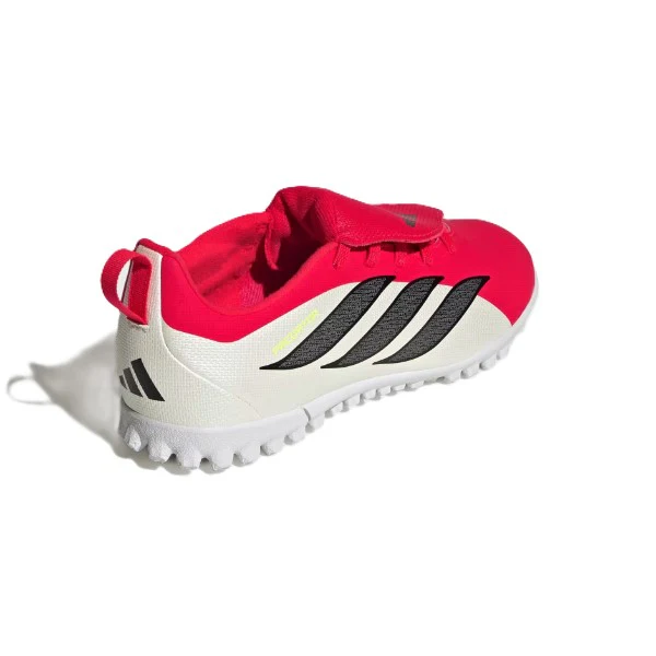 Adidas Predator Club Ft El Tf J Tartan Shoes For Boys, Red&White - Image 3