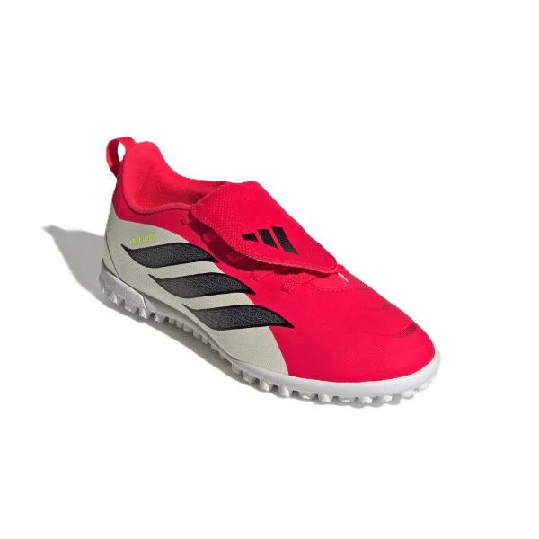 Adidas Predator Club Ft El Tf J Tartan Shoes For Boys, Red&White - Image 4