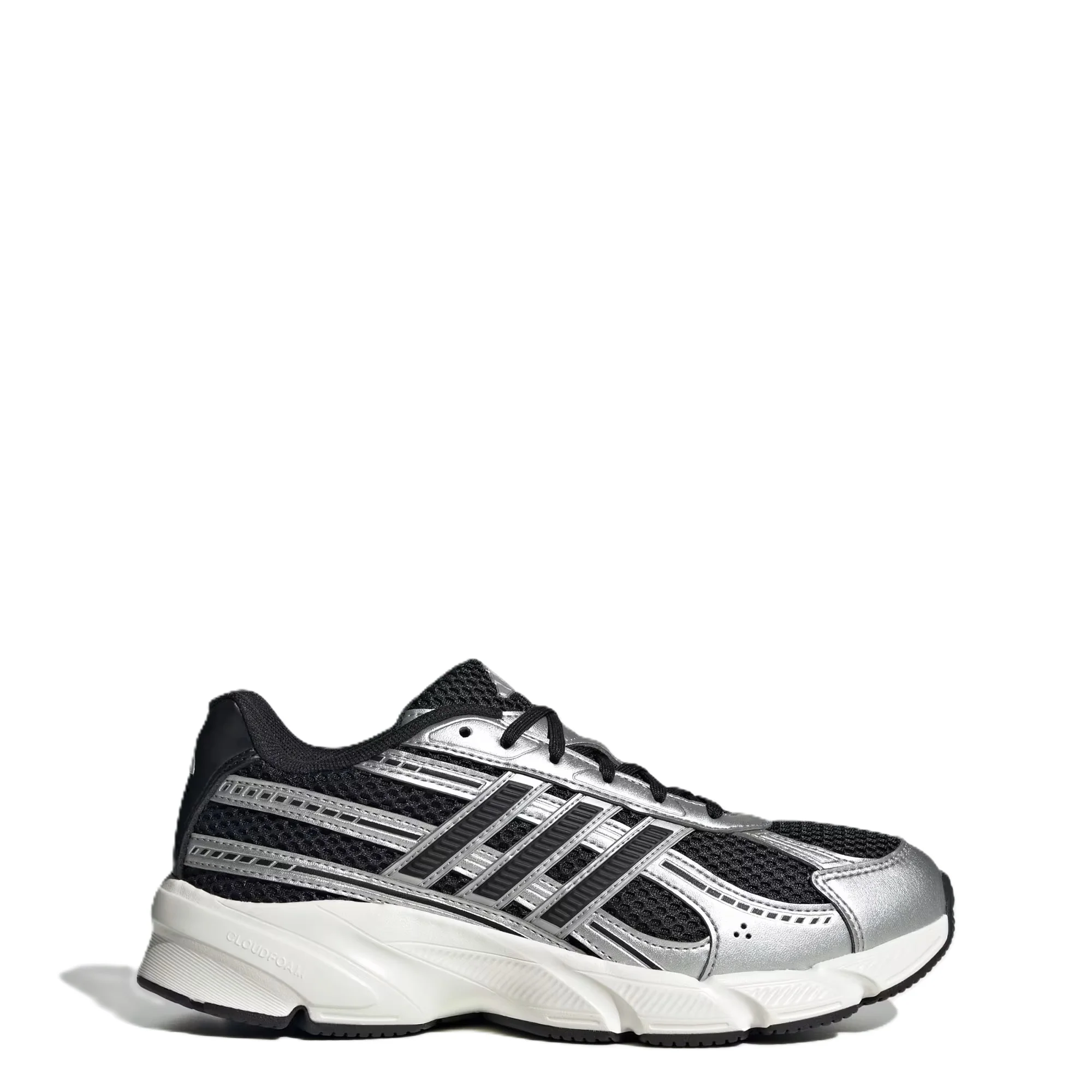 Adidas Technochaos 2000 Running Shoes For Women, Black&Silver - Image 5