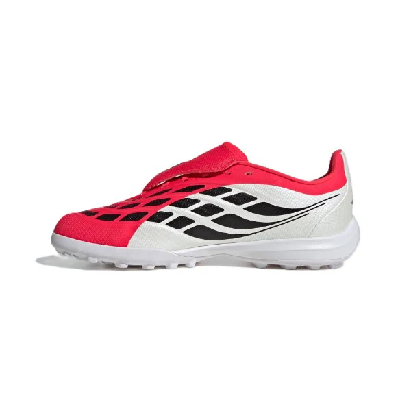 Adidas Predator League Ft Tf J Tartan Shoes For Boys, Red&White - Image 2