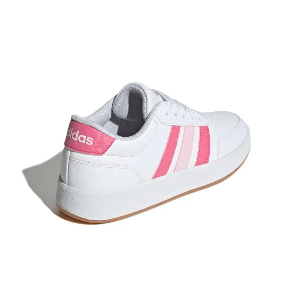 Adidas Breaknet 3.0 J Lifestyle Shoes For Girls, Pink&White - Image 4