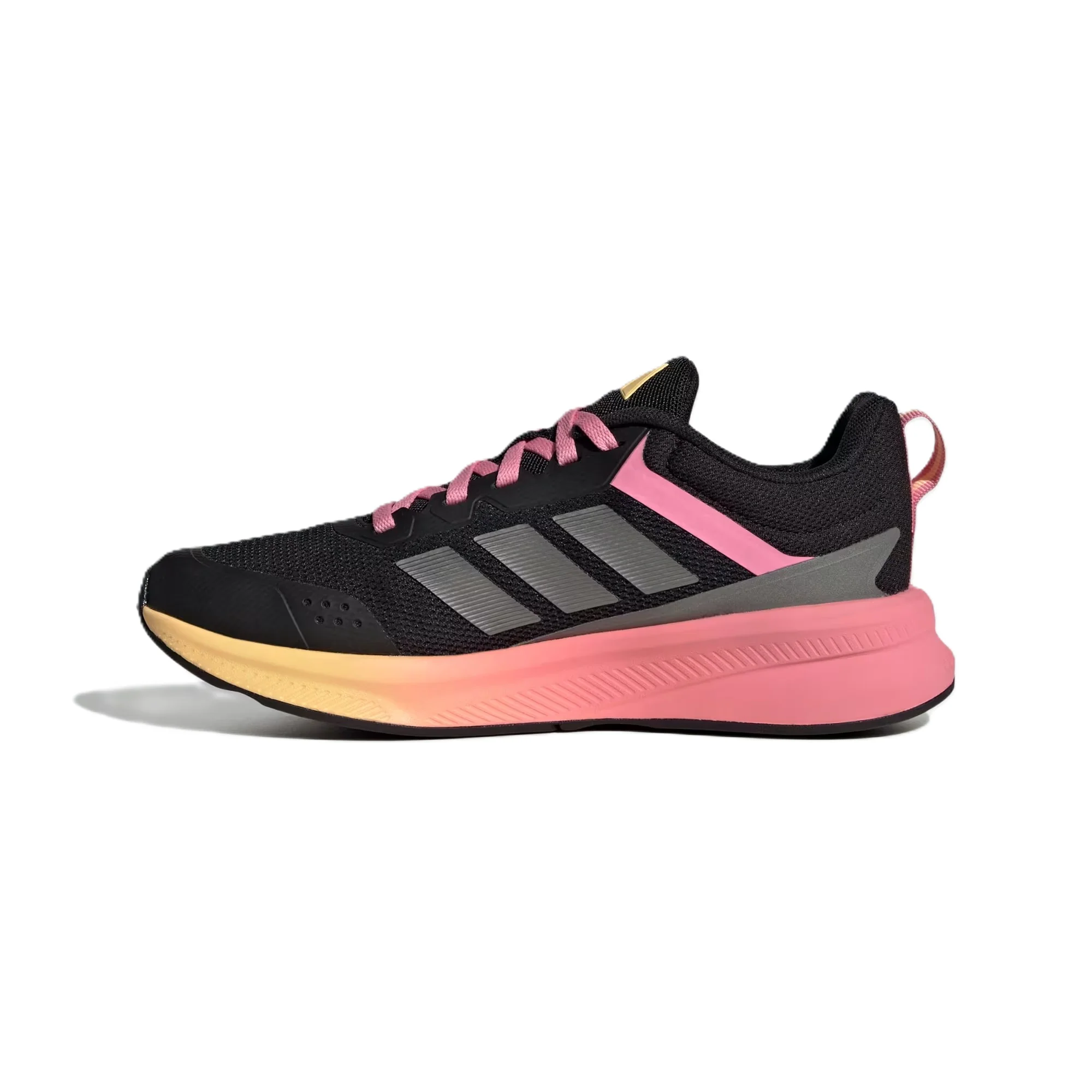 Adidas Fortarun 4.0 J Running Shoes For Girls, Black&Pink - Image 2