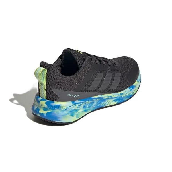 Adidas Fortarun 4.0 J Running Shoes For Boys, Black&Grey - Image 3
