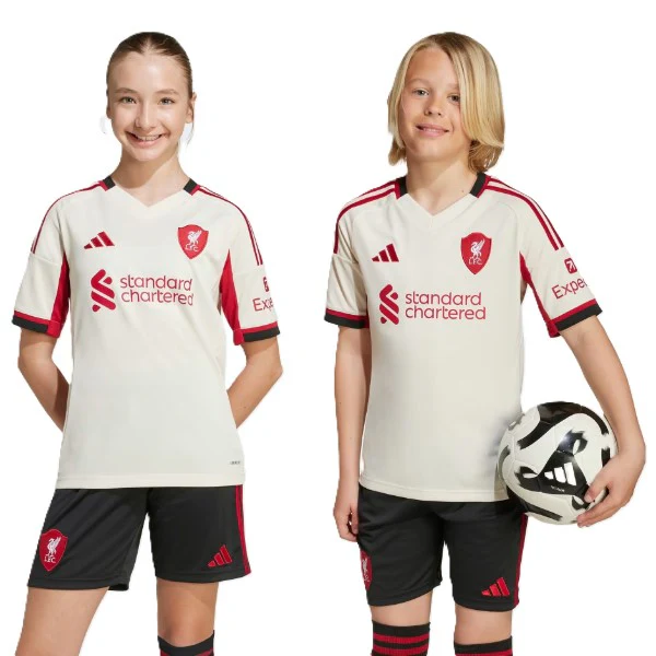 Adidas Lfc A Jsy Y Ss Football T-Shirt For Boys, White