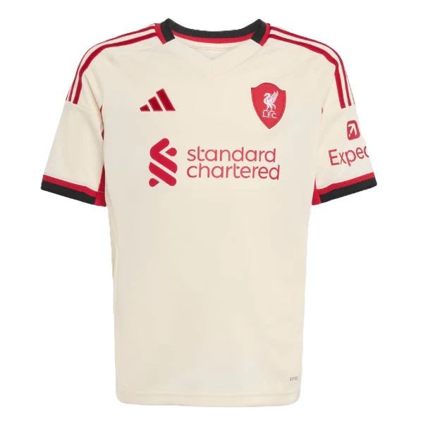 Adidas Lfc A Jsy Y Ss Football T-Shirt For Boys, White - Image 3