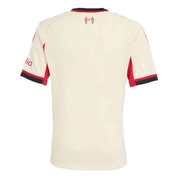 Adidas Lfc A Jsy Y Ss Football T-Shirt For Boys, White - Image 4