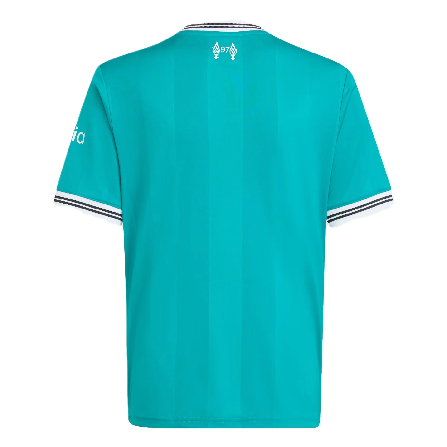 Adidas Lfc 3 Jsy Y Ss T-Shirt For Boys, Sea Green - Image 4