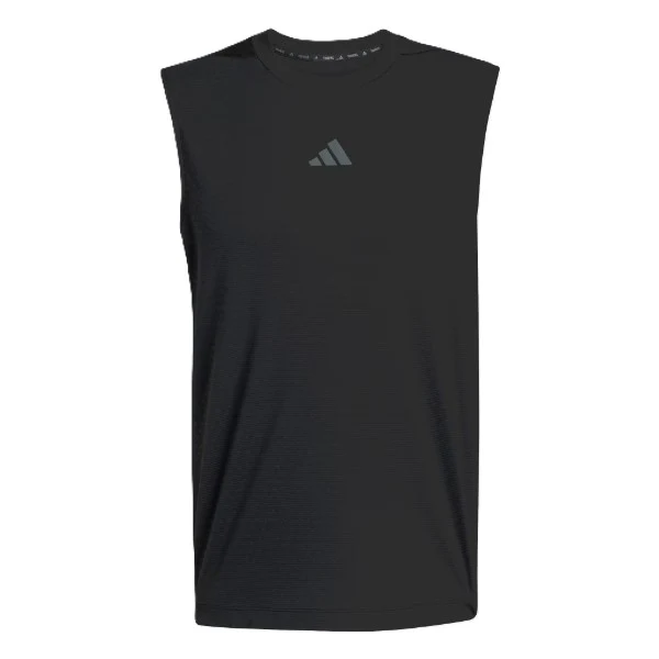 Adidas D4T Primelft Ta Sleeveless Fitness T-Shirt For Men, Black - Image 3