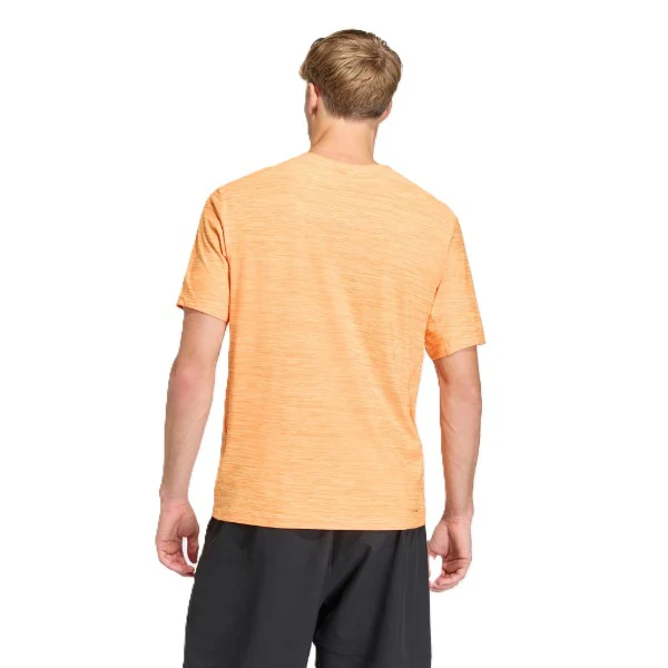 Adidas We Flex T Ss Fitness T-Shirt For Men, Orange - Image 2