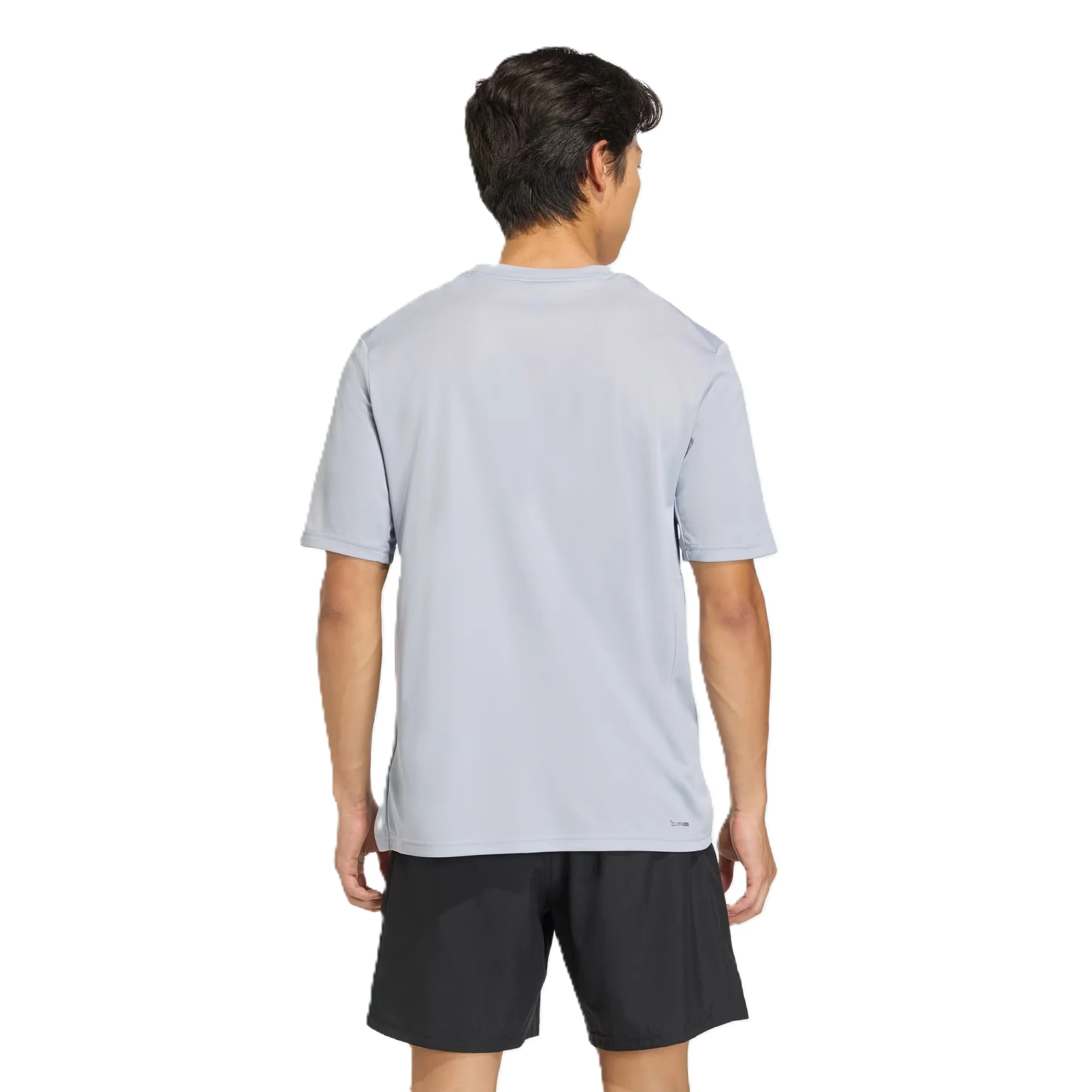 Adidas We Bas T Ss Fitness T-Shirt For Men, Grey - Image 2