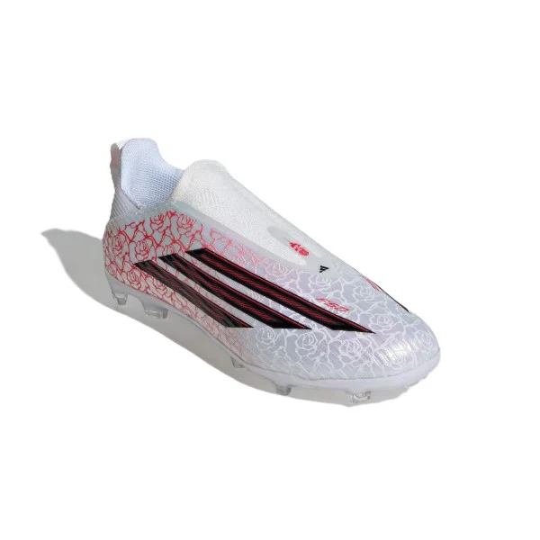 Adidas F50 League Ll Fg/Mg J Lamine Yamal Shoes For Boys, White - Image 4