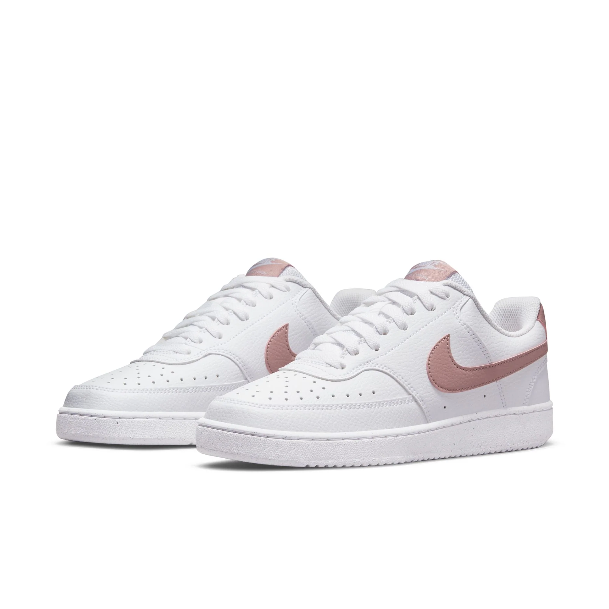 Nike Court Vision Lo Nn Lifestyle Shoes For Women, White&Pink - Image 3
