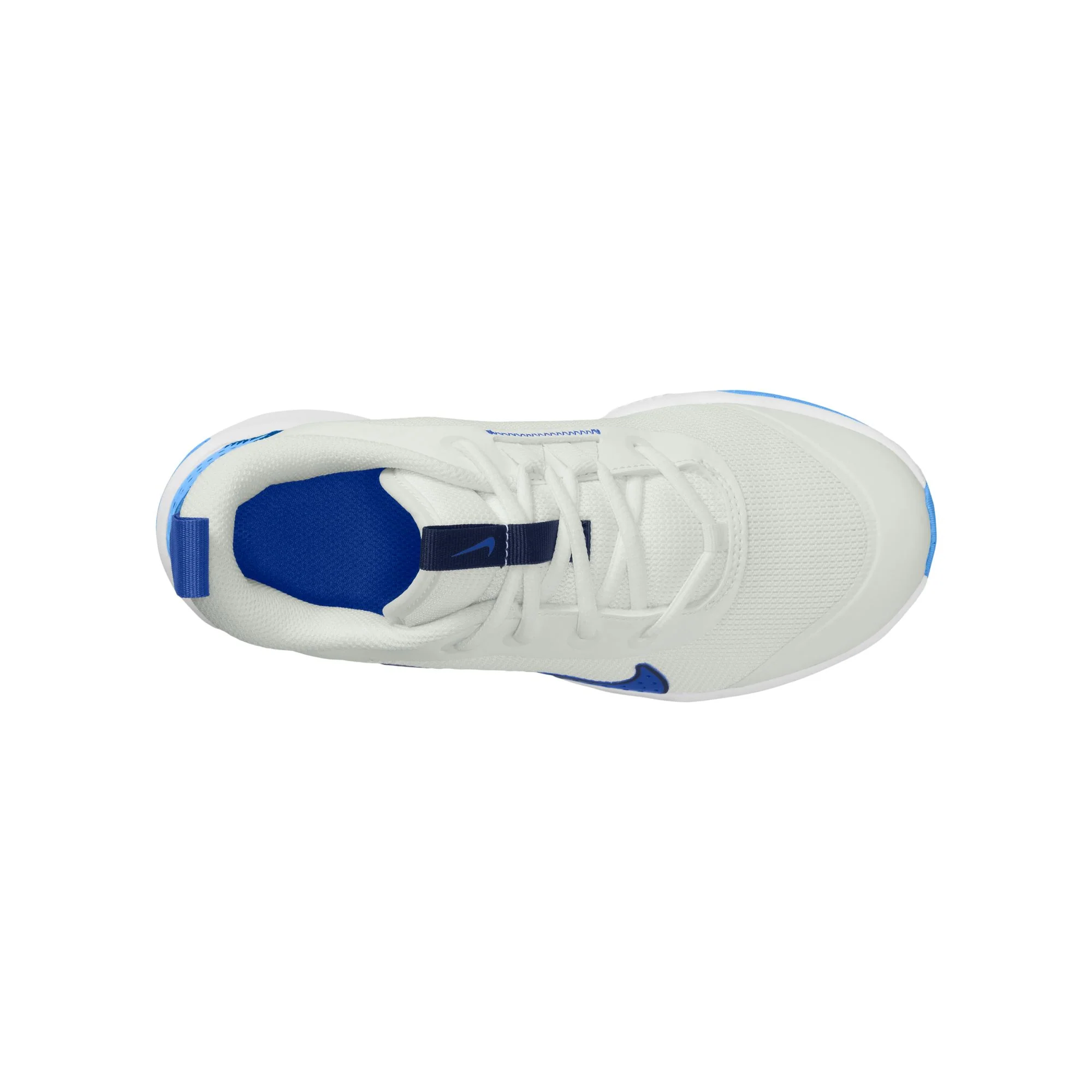 Nike Omni Multi-Court Running Shoes For Boys, White&Navy - Image 6