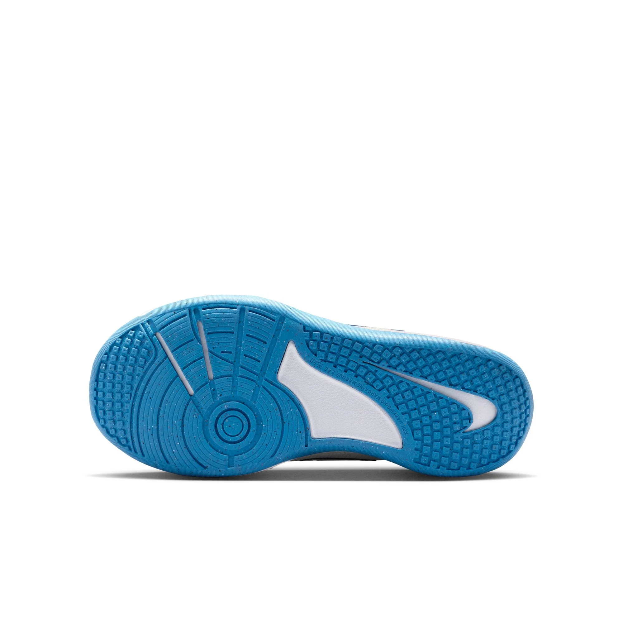 Nike Omni Multi-Court Running Shoes For Boys, White&Navy - Image 7