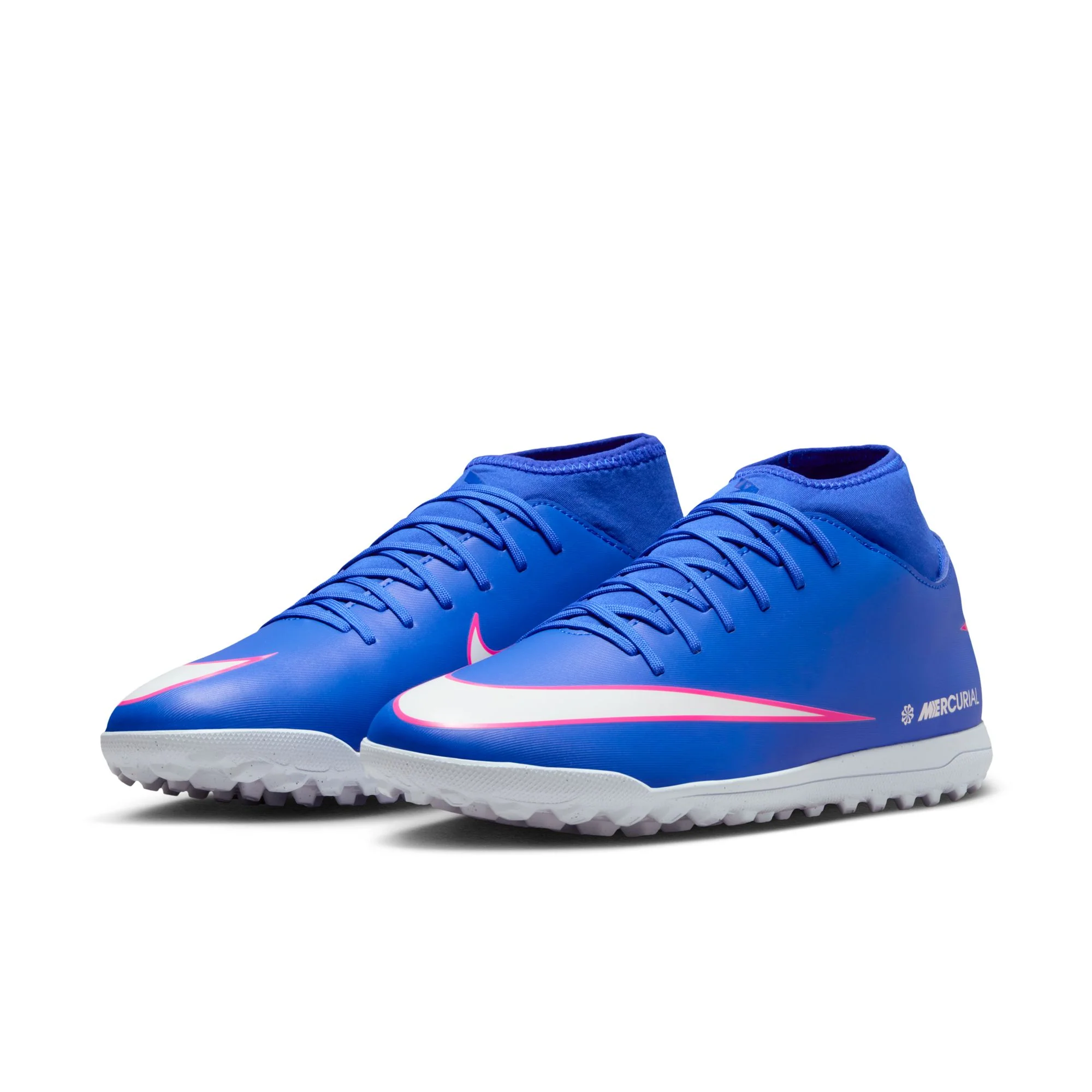 Nike Superfly 10 Club Tf Tartan Shoes For Men, Blue&White - Image 3