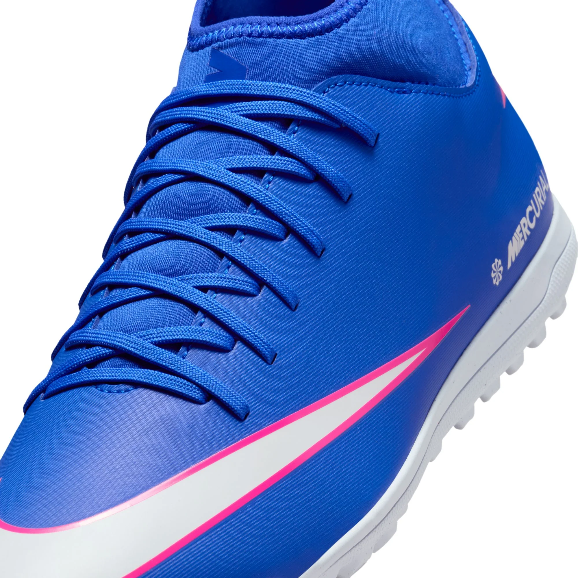 Nike Superfly 10 Club Tf Tartan Shoes For Men, Blue&White - Image 7