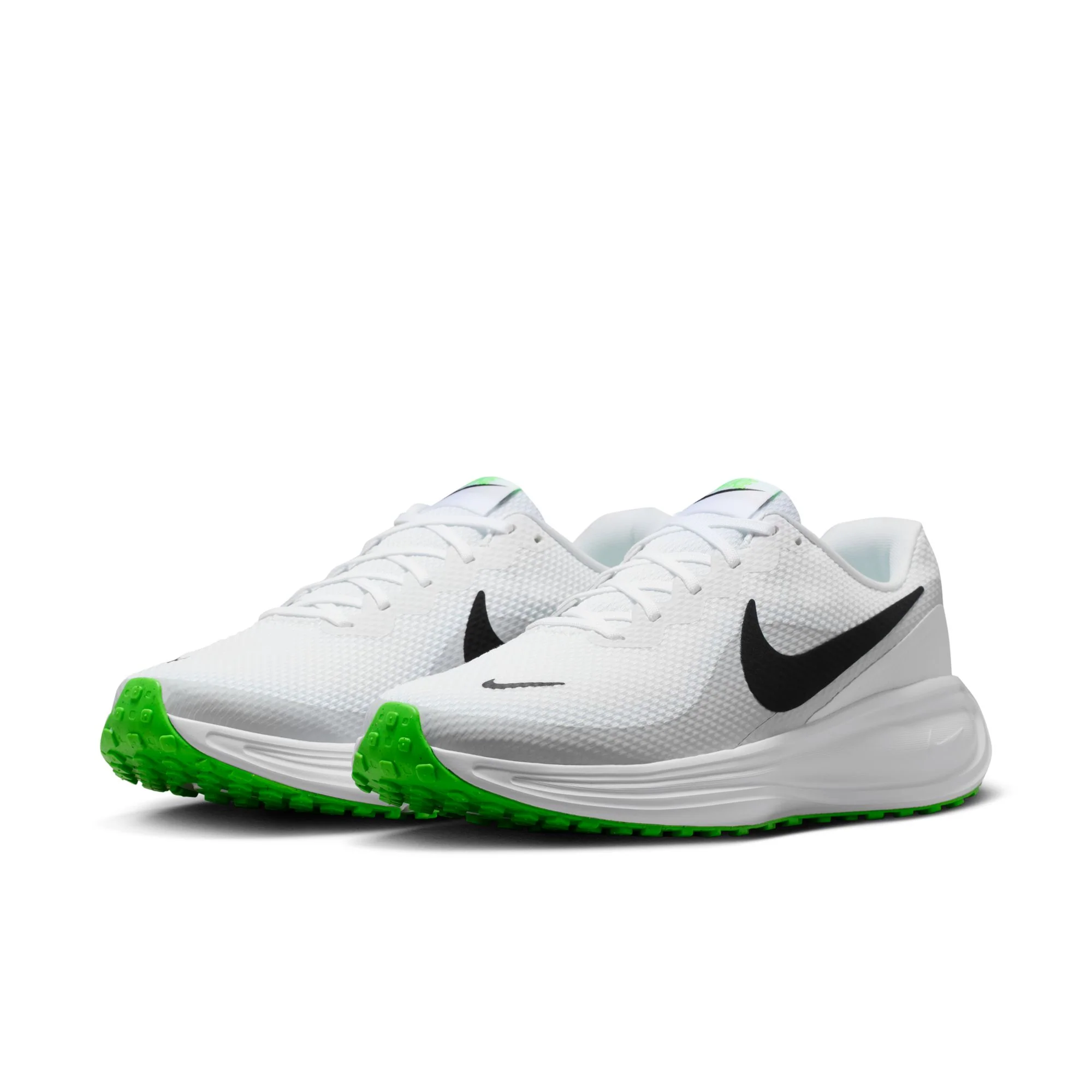 Nike Revolution 8 Running Shoes For Men, White&Platinum - Image 3