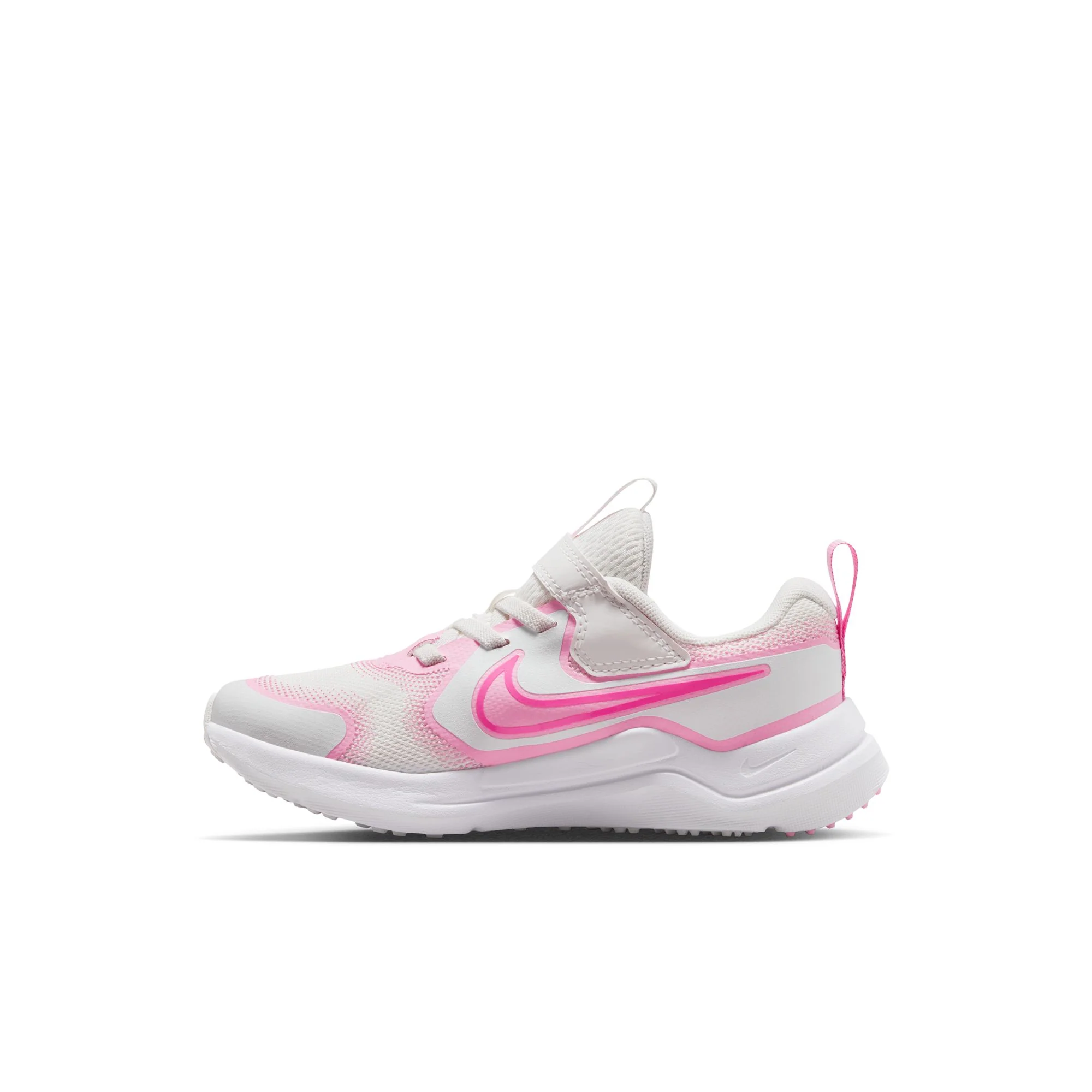 Nike Cosmic Runner Running Shoes For Girls, White&Pink - Image 2