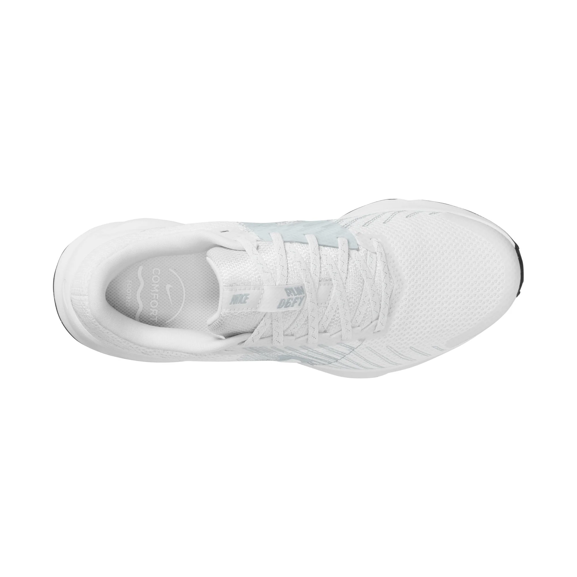 Nike Run Defy Running Shoes For Women, White&Platinum - Image 5