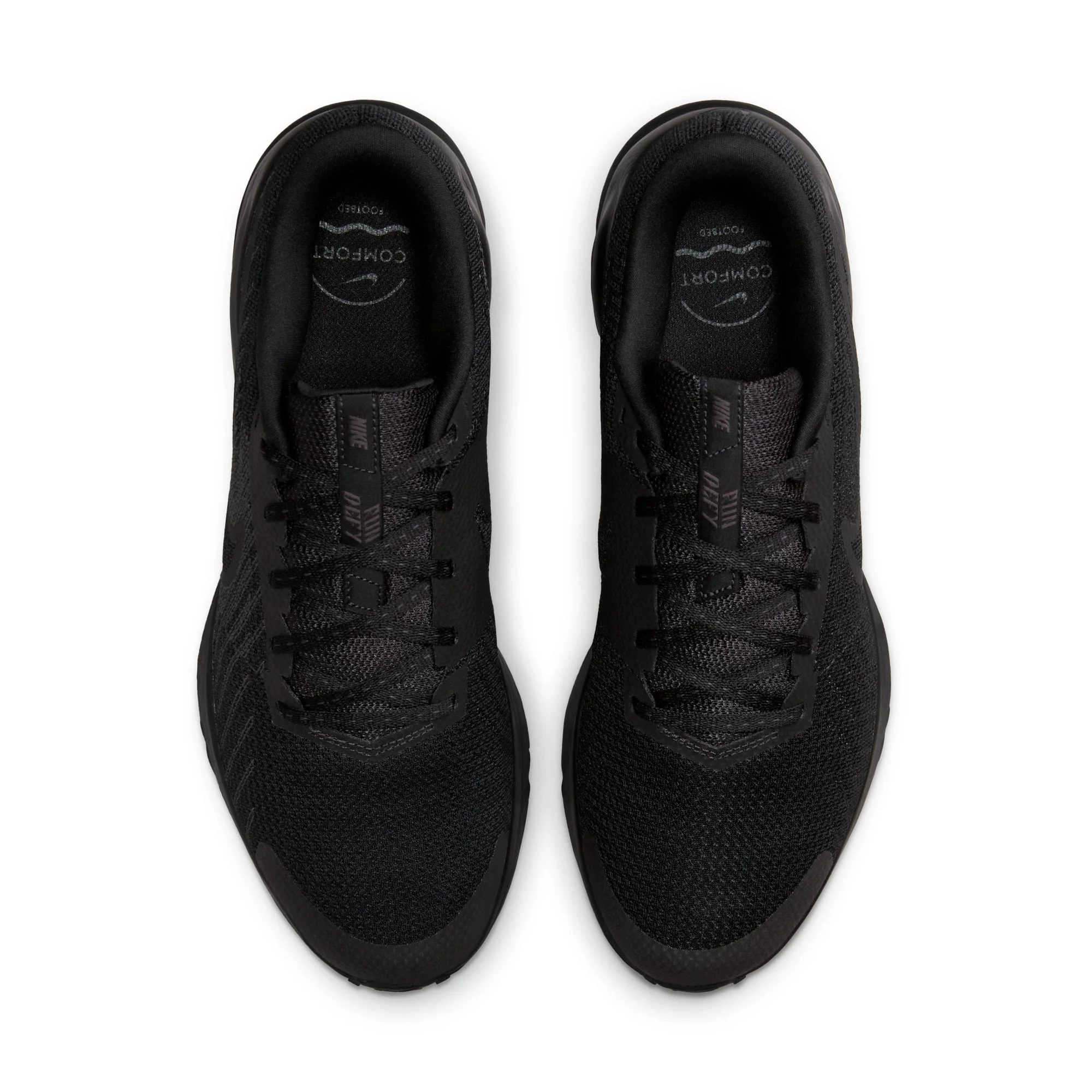 Nike Run Defy Running Shoes For Men, Black - Image 4