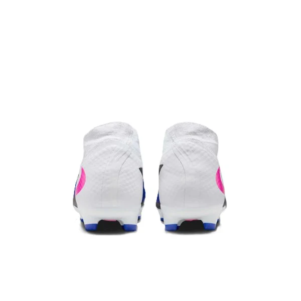 Nike Phantom 6 High Acad Fg/Mg Fg Shoes For Men, White&Blue&Pink - Image 5