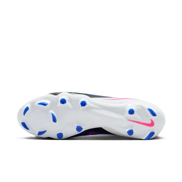Nike Phantom 6 High Acad Fg/Mg Fg Shoes For Men, White&Blue&Pink - Image 6