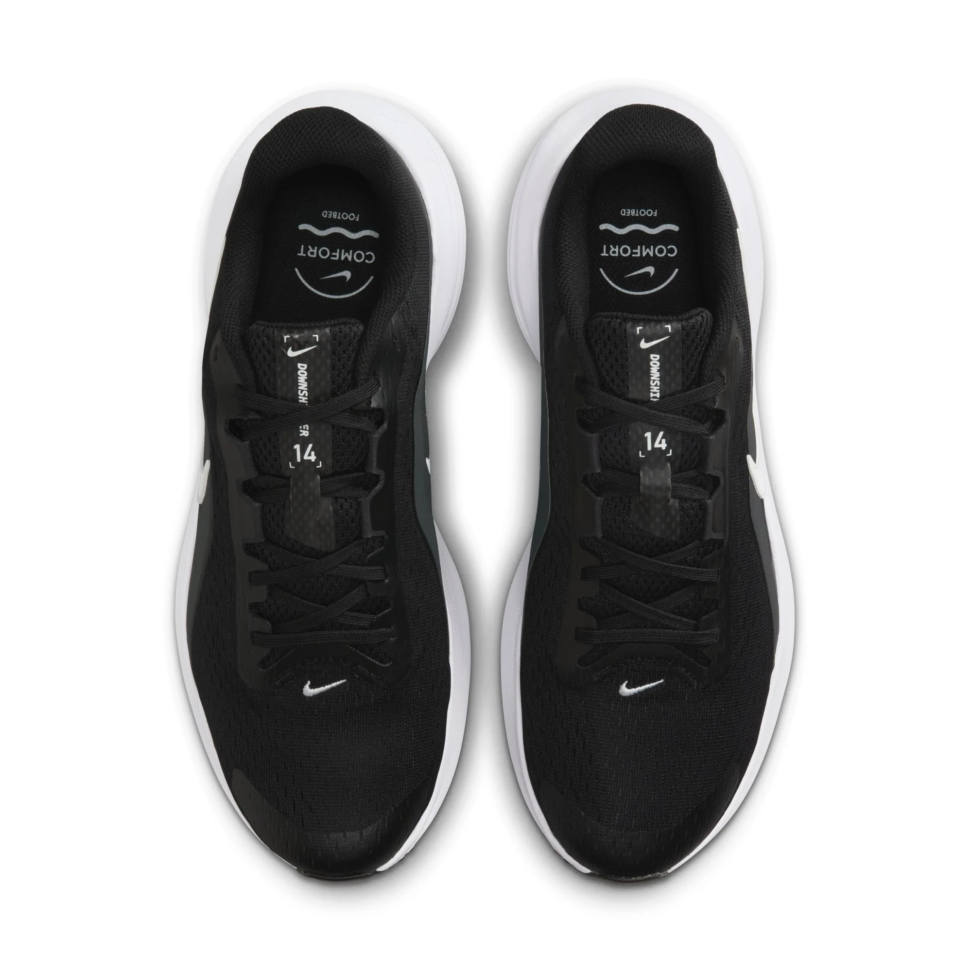 Nike Downshifter 14 Running Shoes For Men, Black&Grey - Image 4