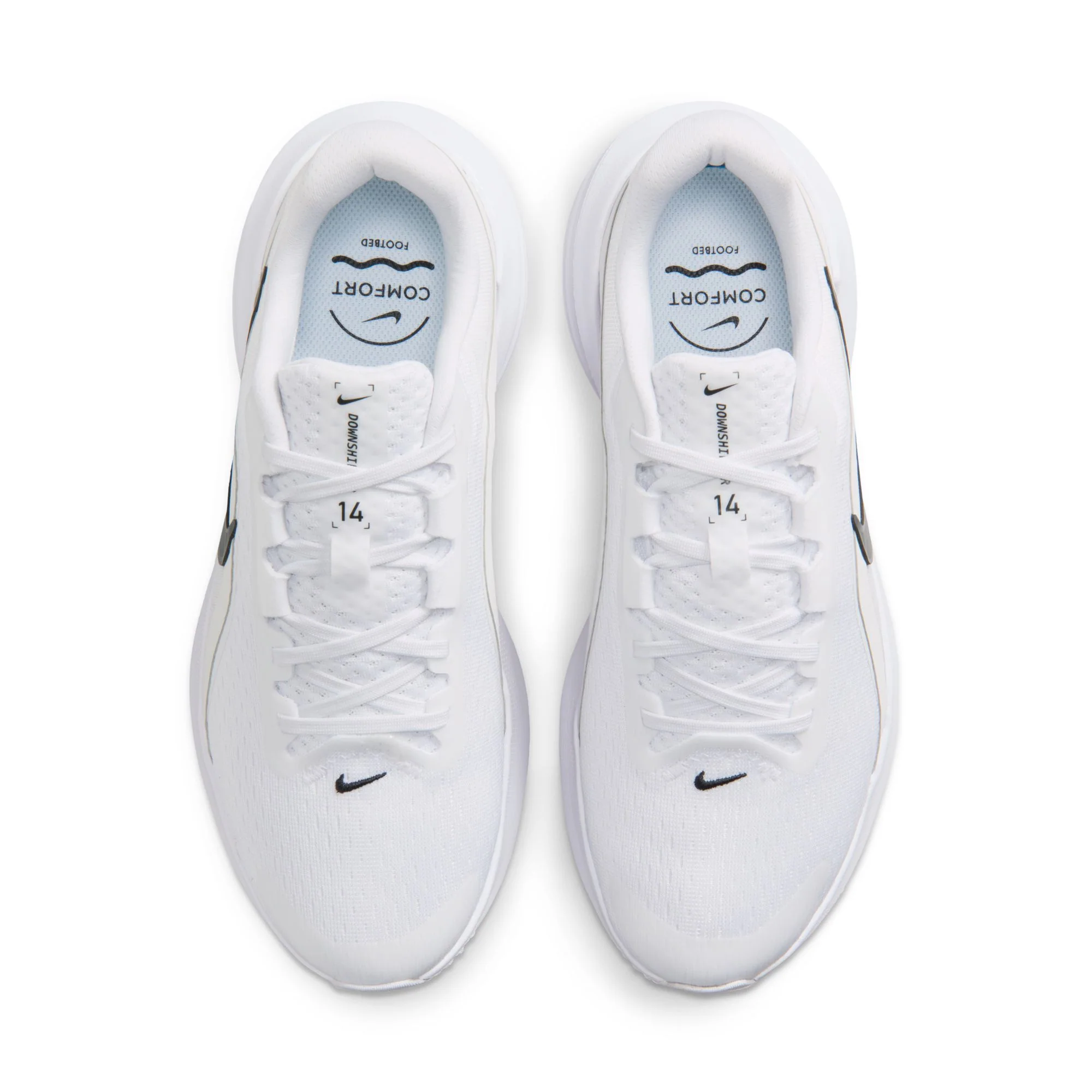 Nike Downshifter 14 Running Shoes For Women, White&Platinum - Image 4