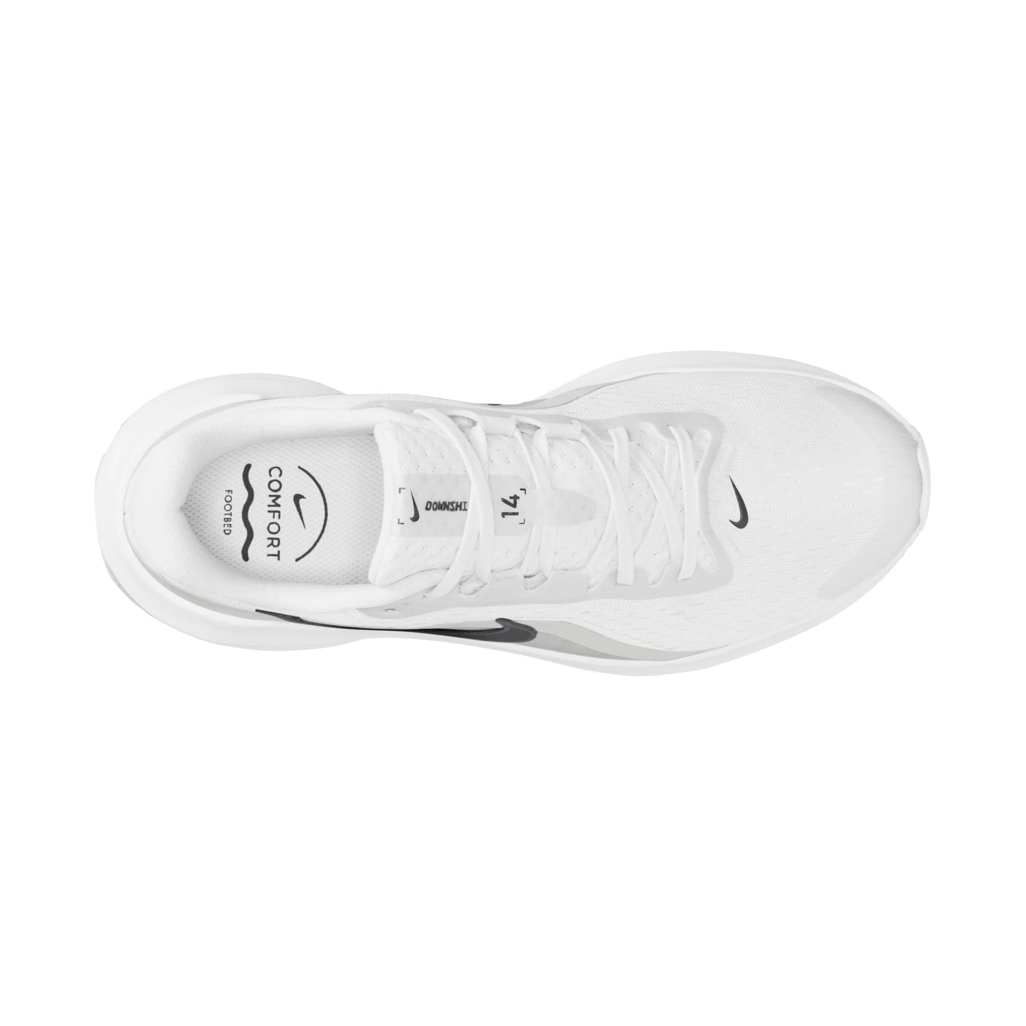 Nike Downshifter 14 Running Shoes For Women, White&Platinum - Image 6