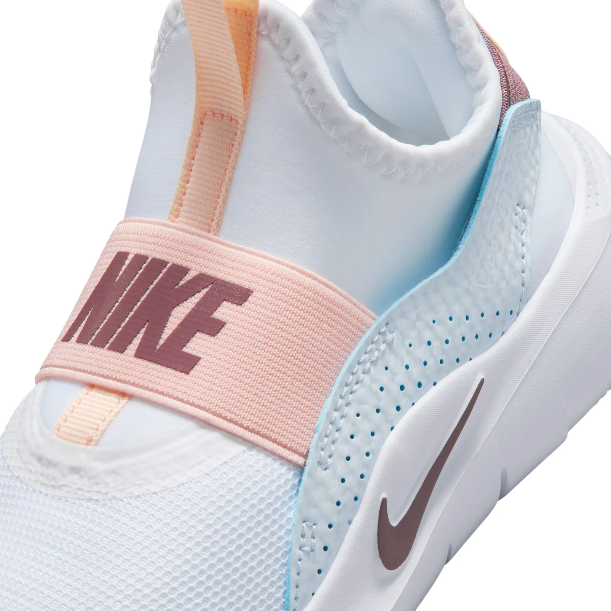 Nike Flex Runner 4 Running Shoes For Boys, White&Multicolor - Image 8