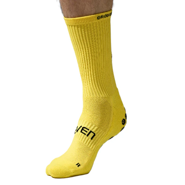 Seven Performance Football Socks For Men Yellow - Image 3