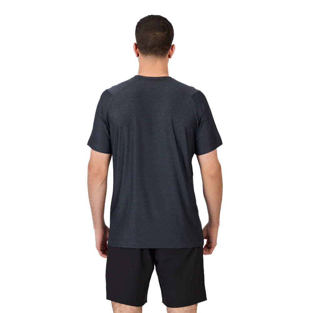 Trainetic Short Sleeve Fitness T-Shirt For Men, Light Black - Image 3