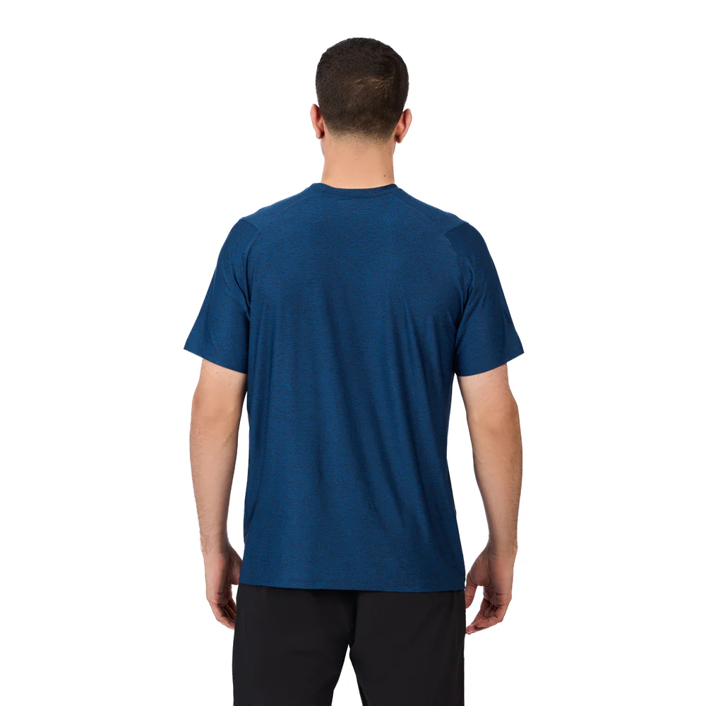 Trainetic Short Sleeve Fitness T-Shirt For Men, Light Navy - Image 3