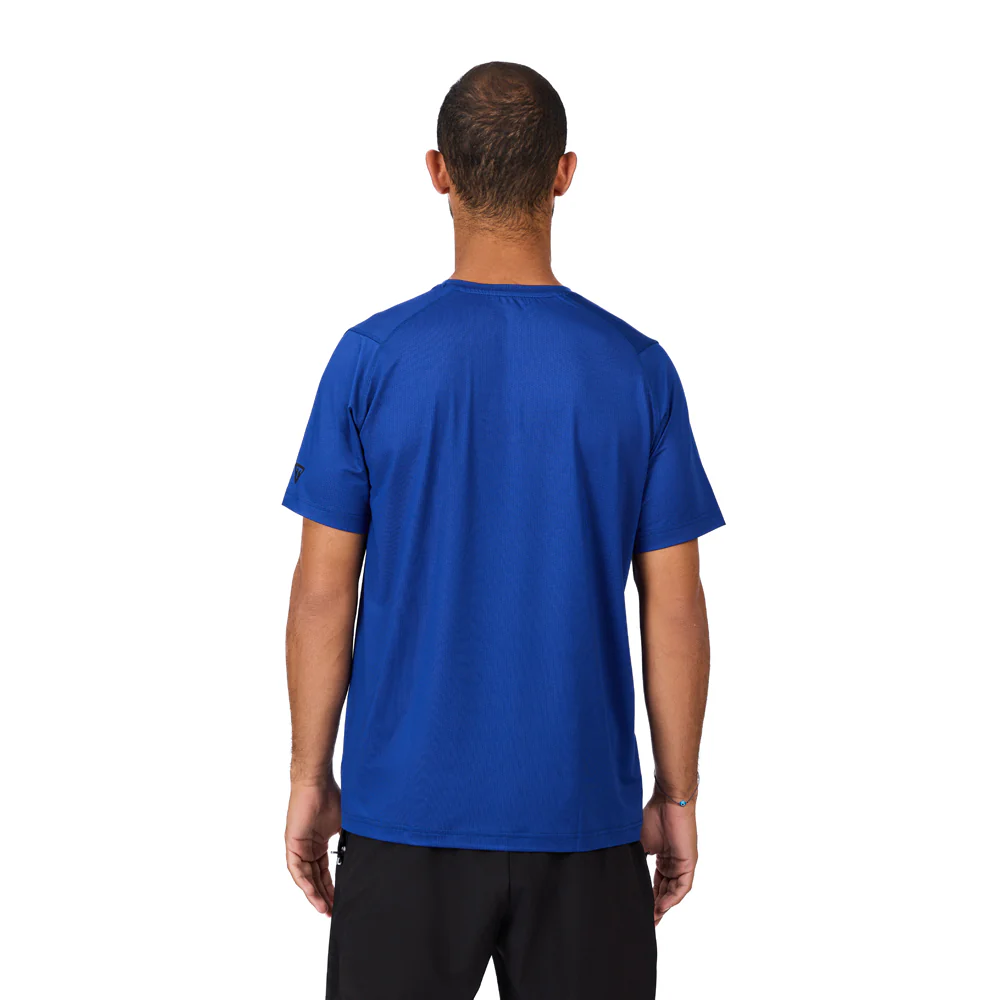 Trainetic Short Sleeve Mesh Fitness T-Shirt For Men, Dark Blue - Image 3